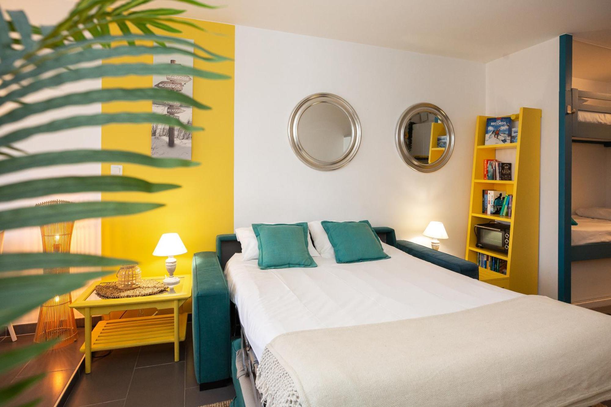 La Dune D'Or - Vue Mer, Studio Face A La Plage Avec Terrasse Soorts-Hossegor Eksteriør bilde