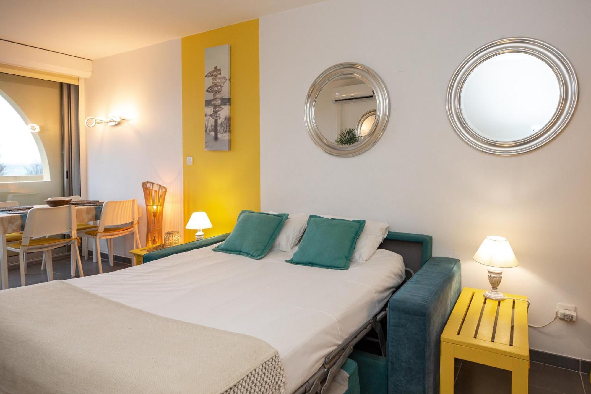 La Dune D'Or - Vue Mer, Studio Face A La Plage Avec Terrasse Soorts-Hossegor Eksteriør bilde