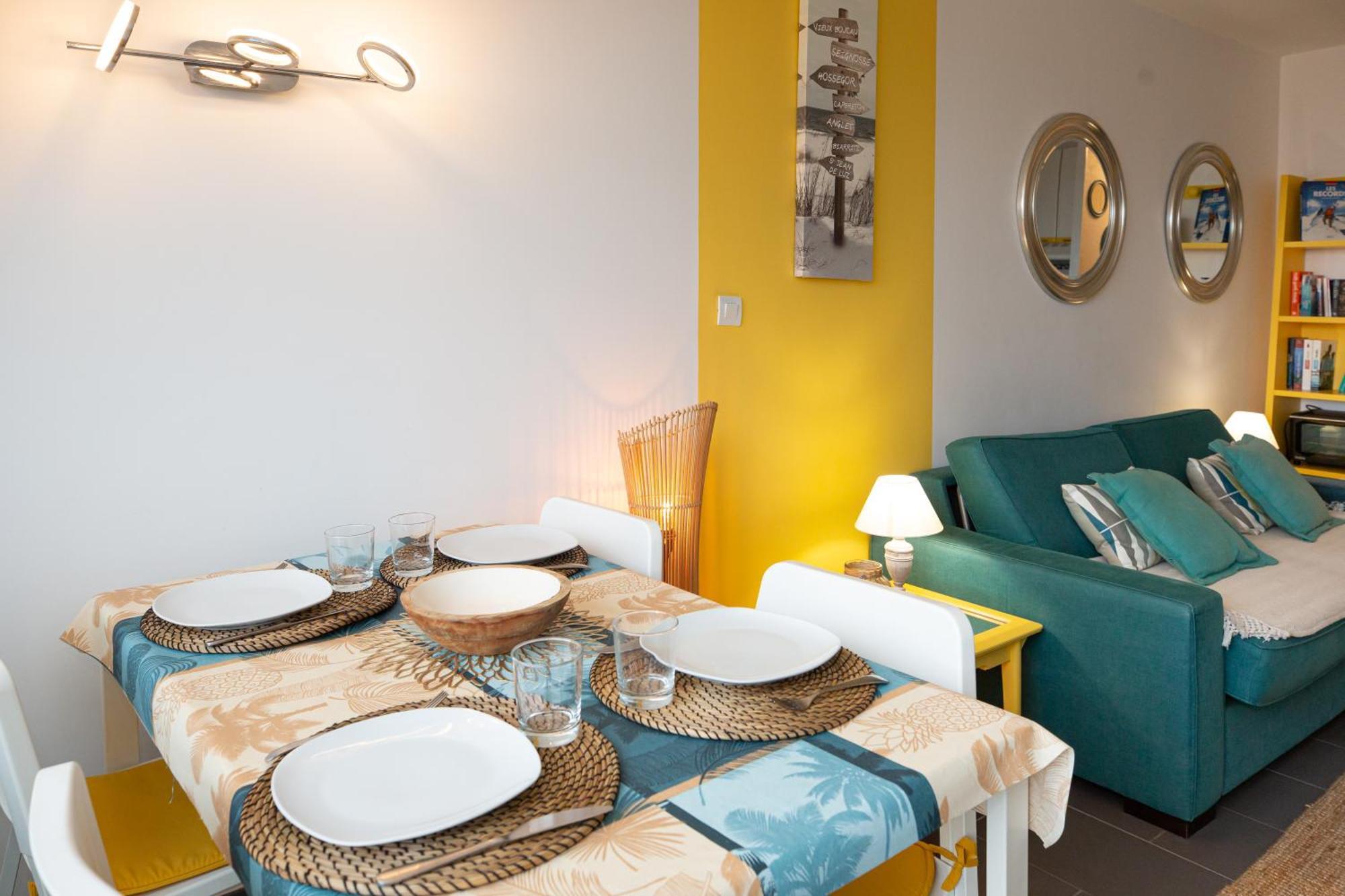 La Dune D'Or - Vue Mer, Studio Face A La Plage Avec Terrasse Soorts-Hossegor Eksteriør bilde