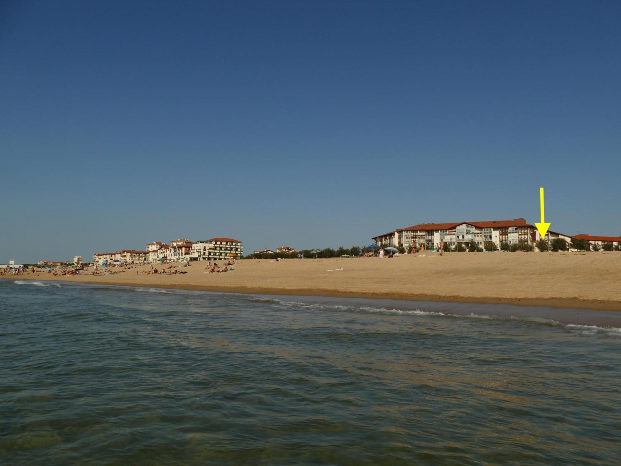 La Dune D'Or - Vue Mer, Studio Face A La Plage Avec Terrasse Soorts-Hossegor Eksteriør bilde