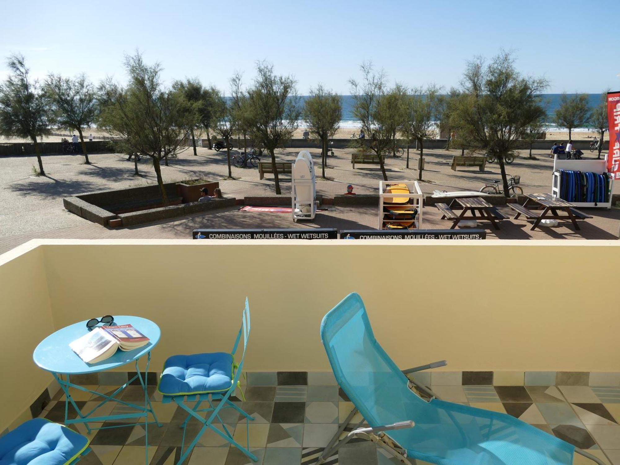 La Dune D'Or - Vue Mer, Studio Face A La Plage Avec Terrasse Soorts-Hossegor Eksteriør bilde