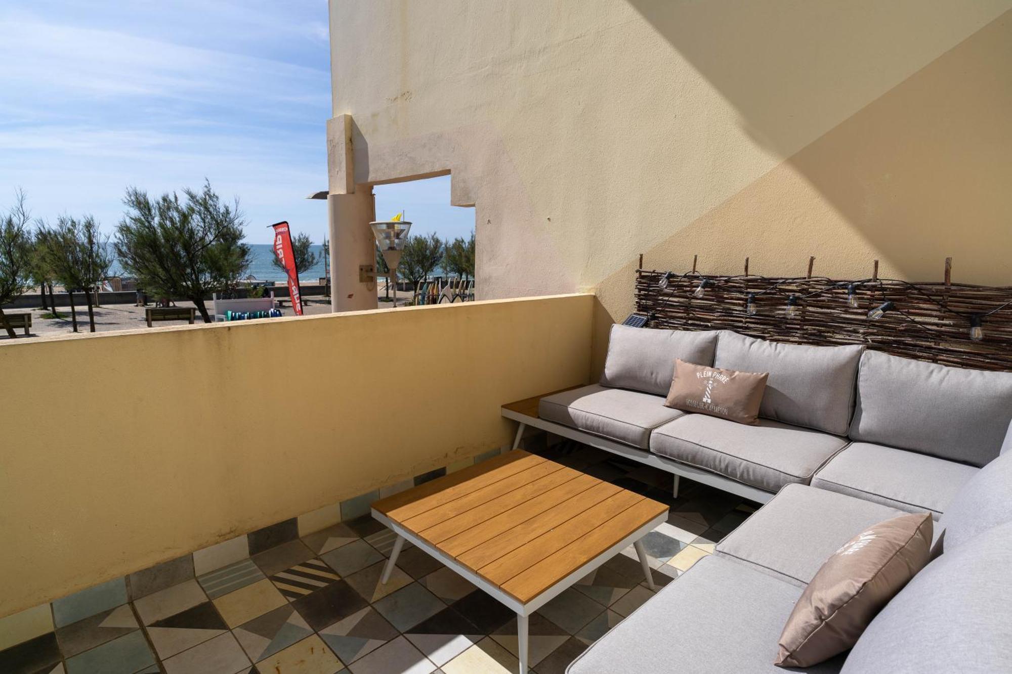 La Dune D'Or - Vue Mer, Studio Face A La Plage Avec Terrasse Soorts-Hossegor Eksteriør bilde